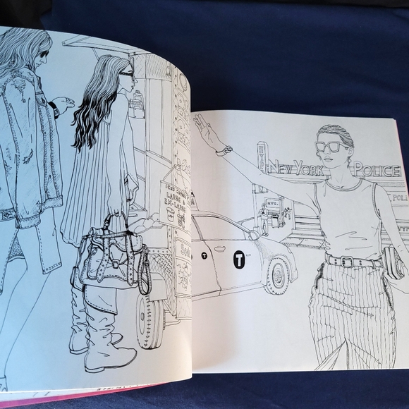 The Look Fashion Coloring Book - Picture 7 of 9
